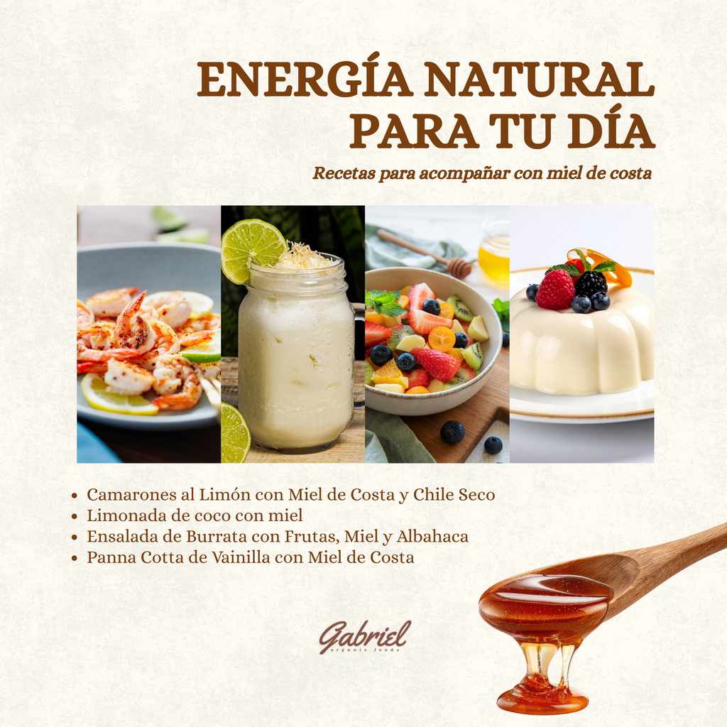 Miel de Abeja 100% Pura de Flor de Costa (500 g)