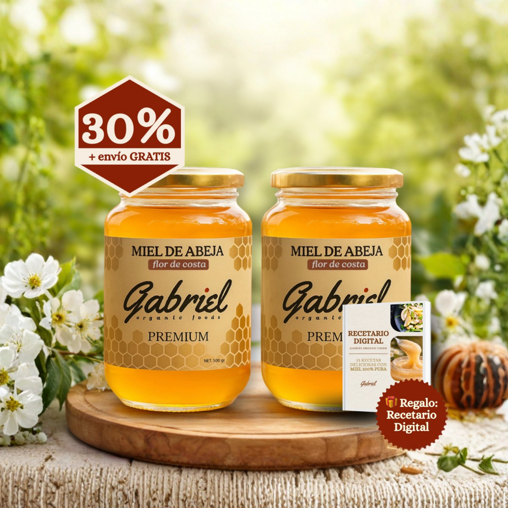 Miel de Abeja 100% Pura de Flor de Costa (500 g)
