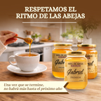 Paquete de 3 Tarros de Miel Pura: Flor de Azahar, Flor de Costa y Multiflor (1.5 kg.)