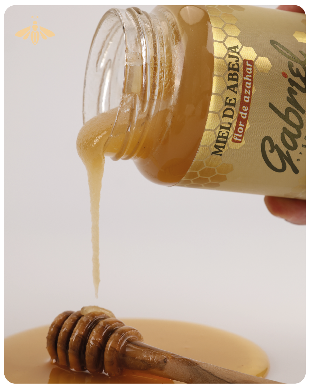 Miel de Abeja 100% Pura de Flor de Azahar (500 g)