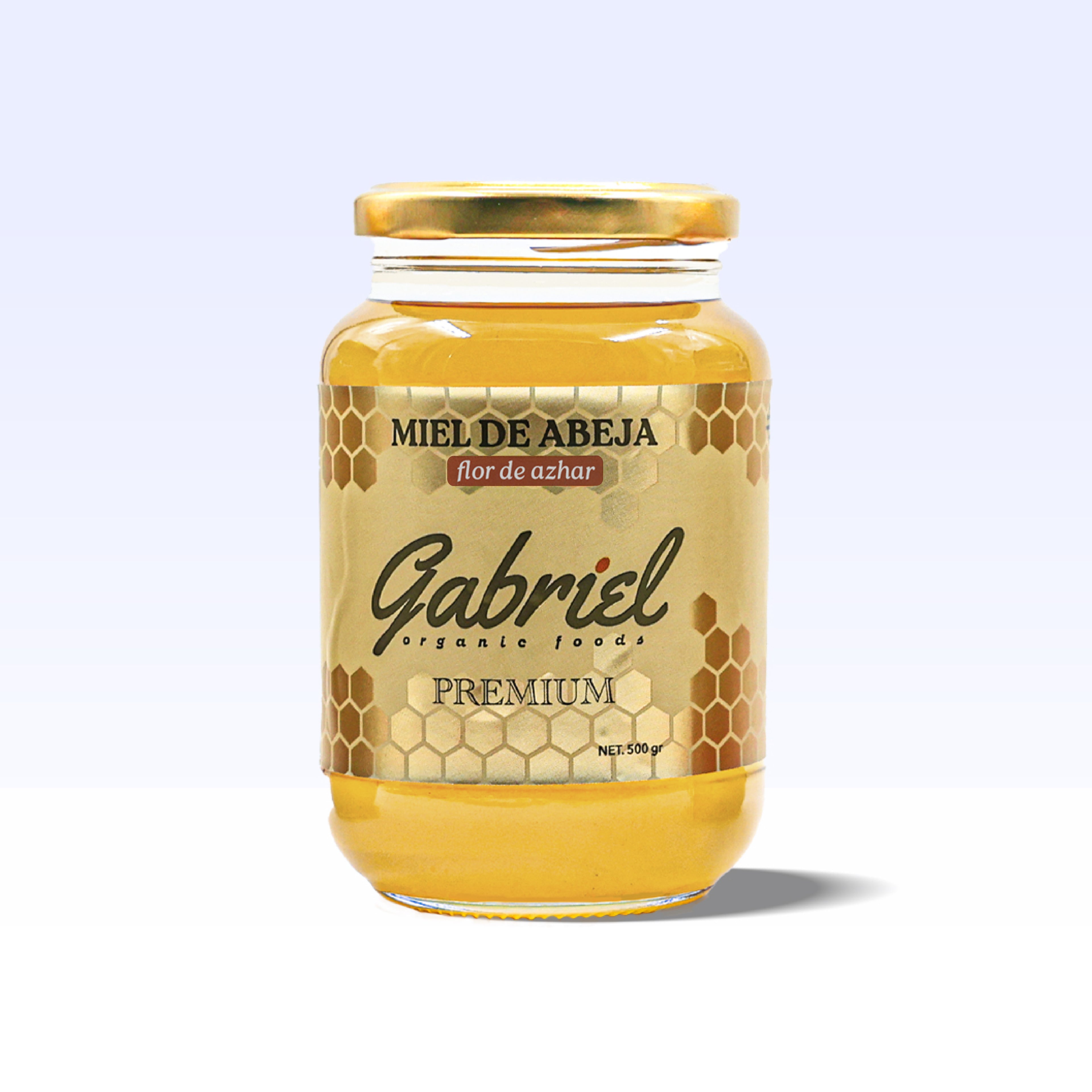 Miel de Abeja 100% Pura de Flor de Azahar (500 g)