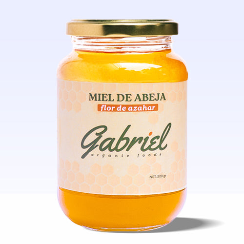 Miel de Abeja 100% Pura de Flor de Azhar (500 g)