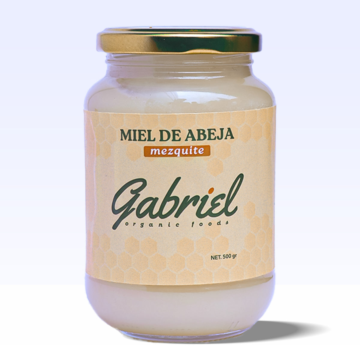 Miel de Abeja 100% Pura de Flor de Mezquite (500 g)