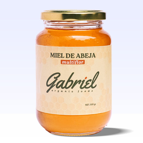 Miel de Abeja 100% Pura de Multiflor (500 g)