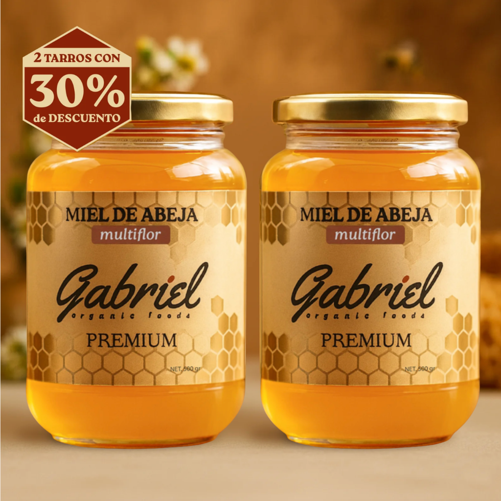 Miel de Abeja 100% Pura de Multiflor (500 g)
