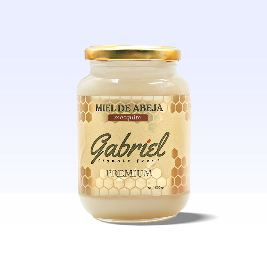Miel de Abeja 100% Pura de Flor de Mezquite (500 g)