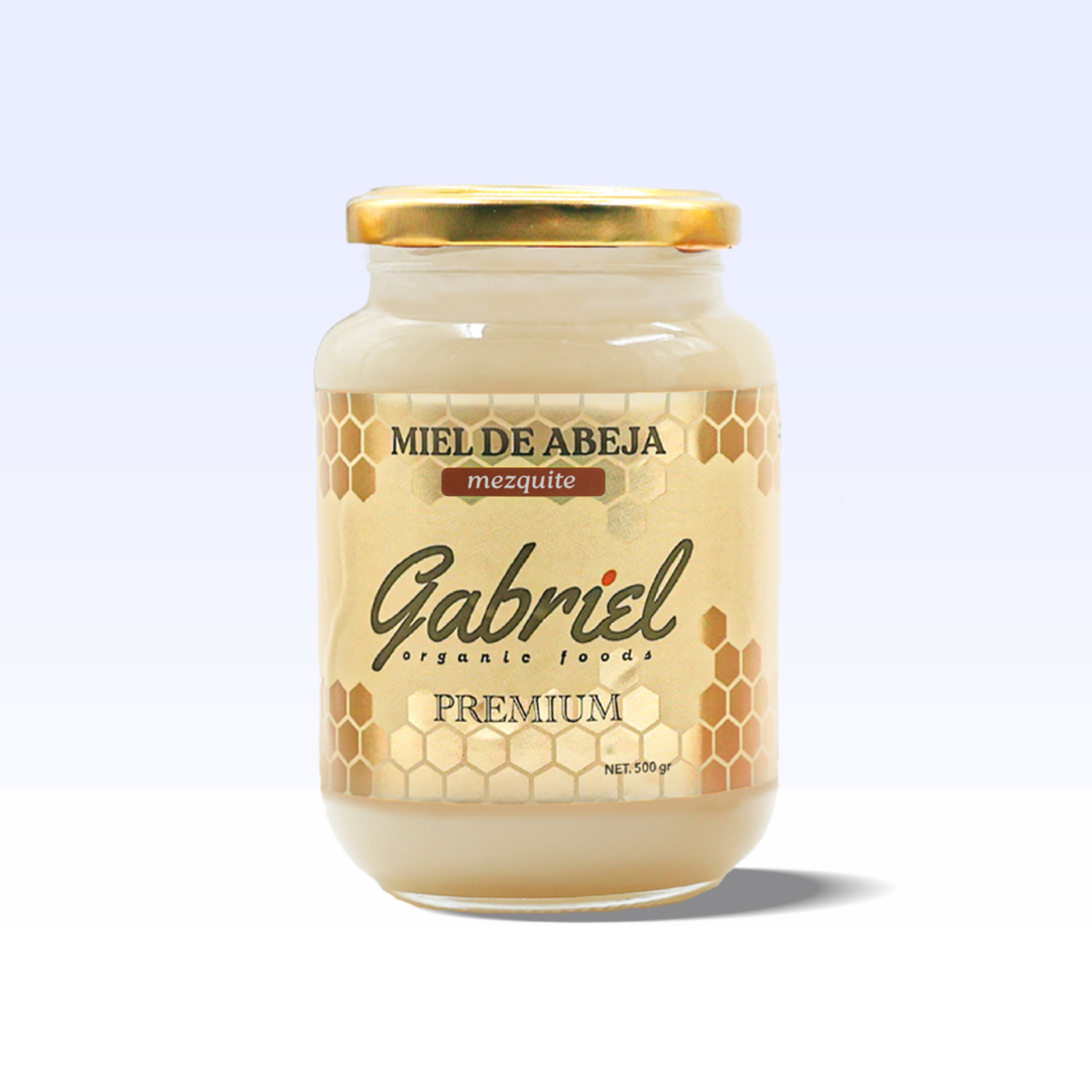 Miel de Abeja 100% Pura de Flor de Mezquite (500 g)