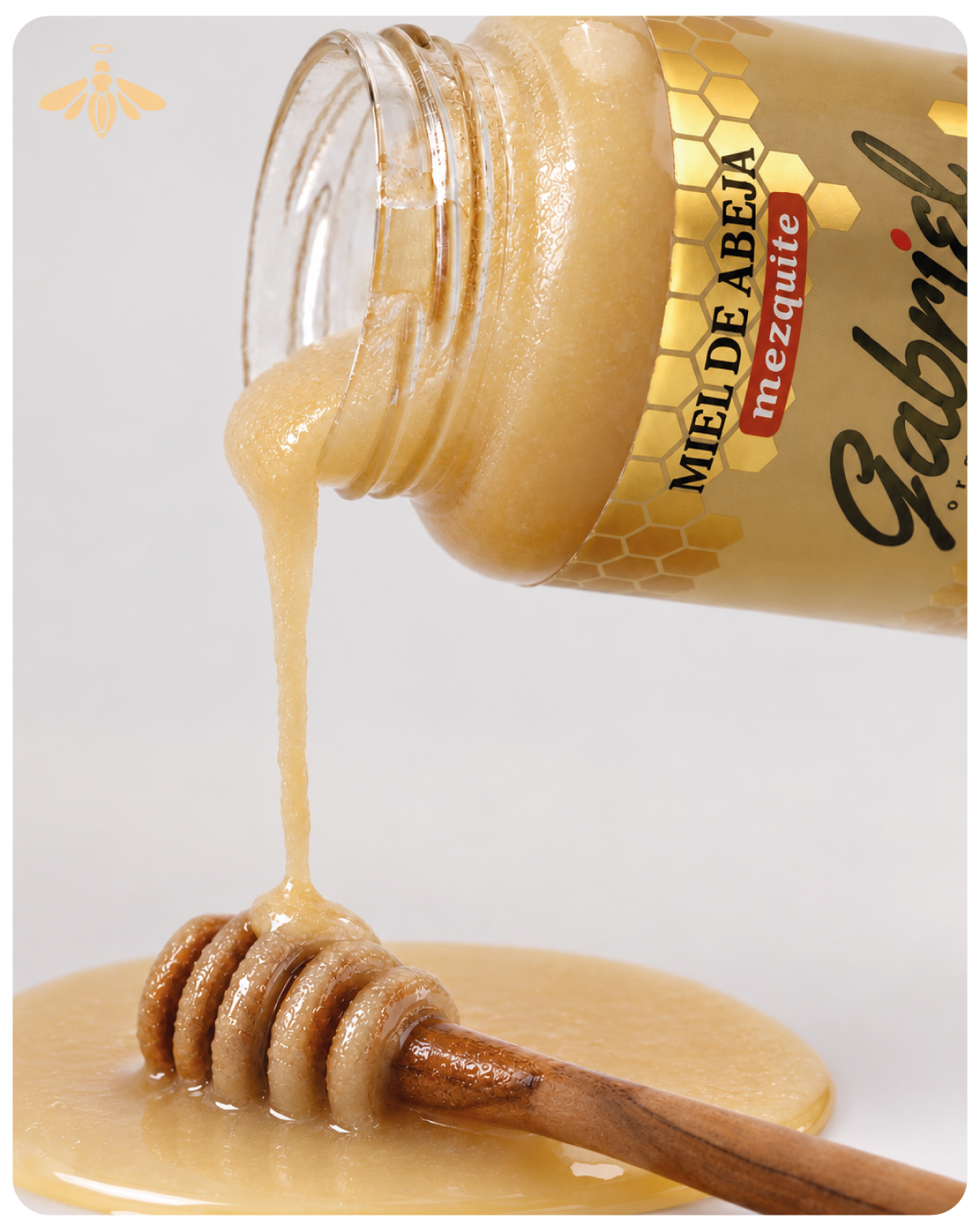 Miel de Abeja 100% Pura de Flor de Mezquite (500 g)