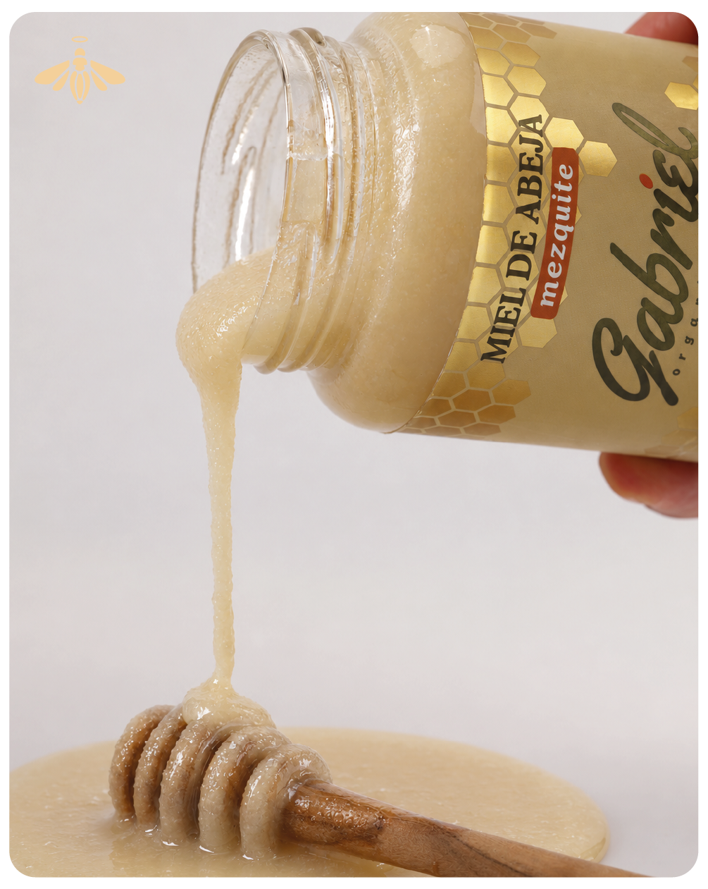 Miel de Abeja 100% Pura de Flor de Mezquite (500 g)