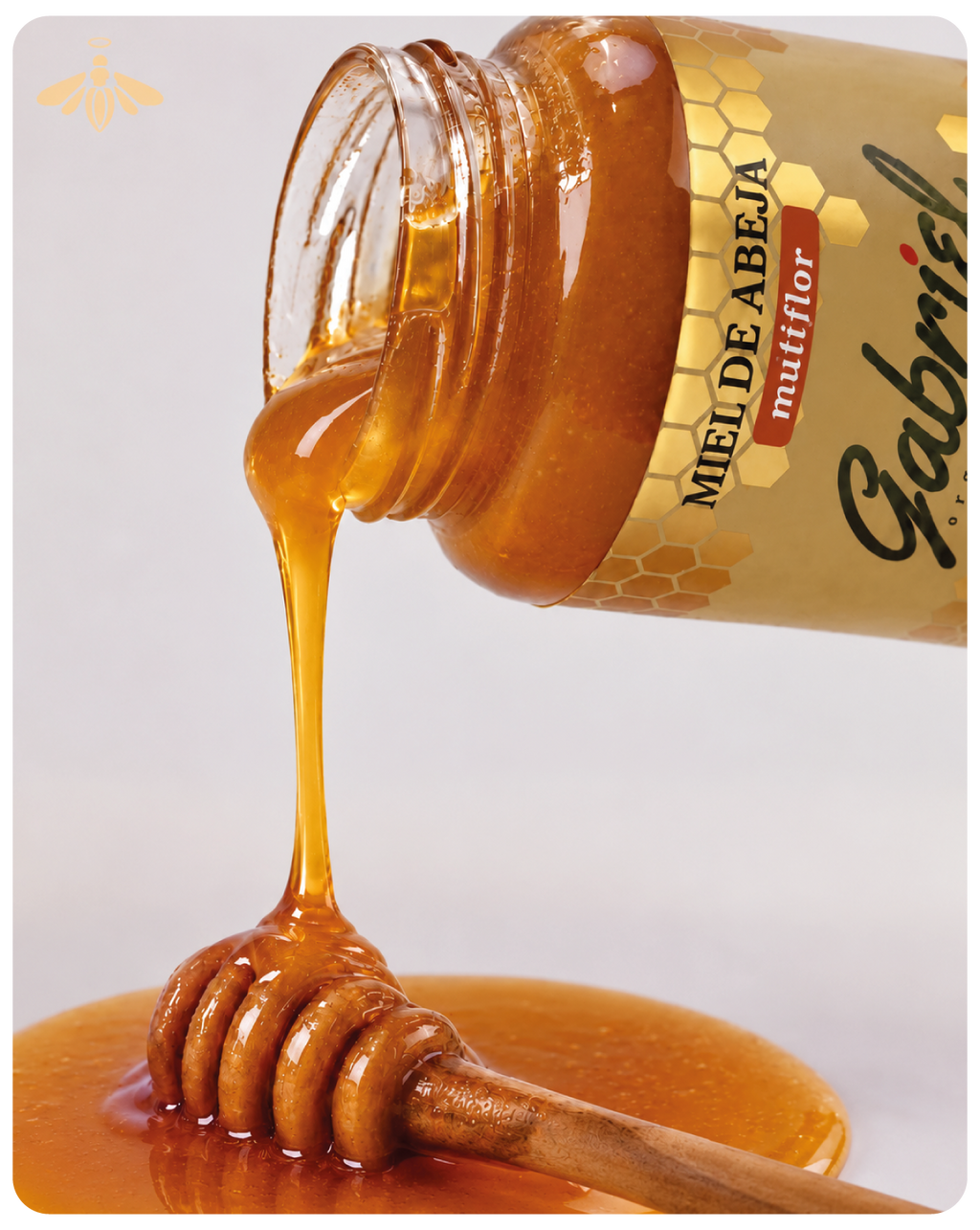 Miel de Abeja 100% Pura de Multiflor (500 g)