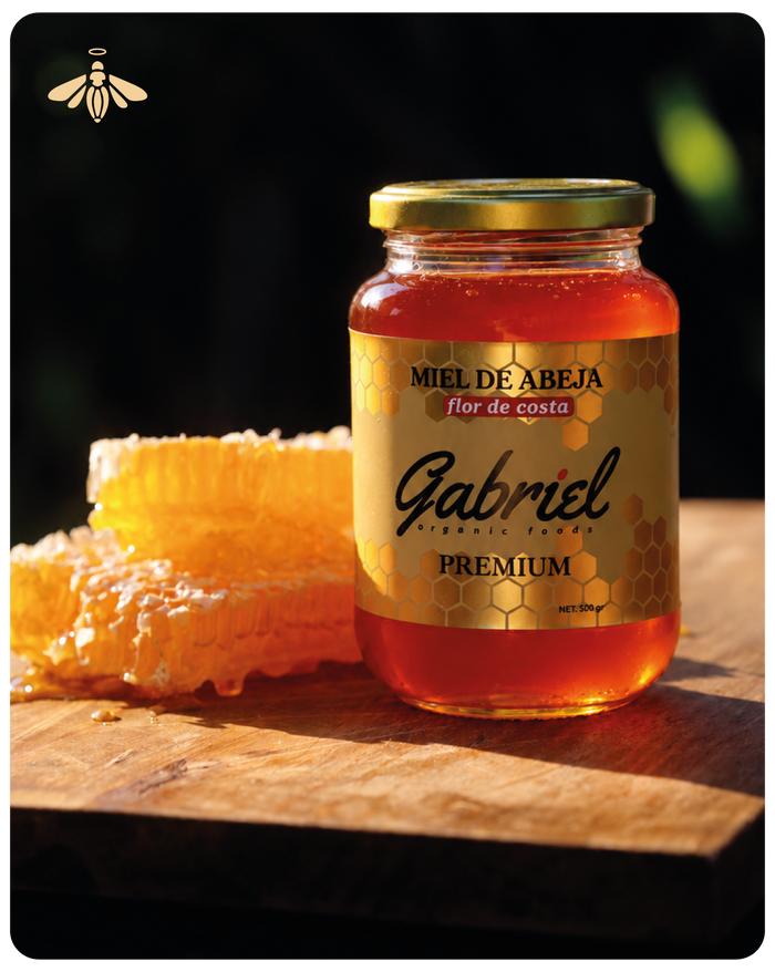 Miel de Abeja 100% Pura de Flor de Costa (500 g)