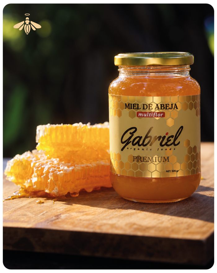 Miel de Abeja 100% Pura de Multiflor (500 g)